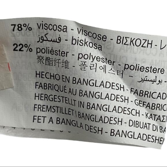 Zara Women's White Short Sleeve Crewneck Lightweight T-Shirt Size Large L - Picture 12 of 12